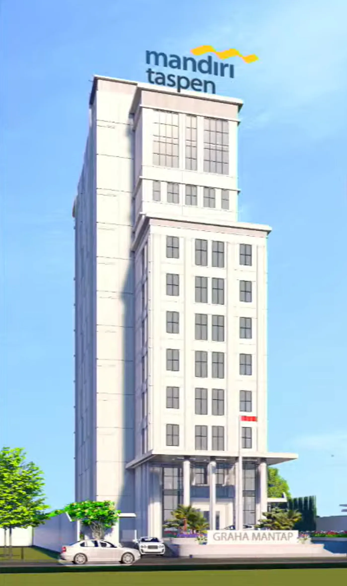Graha Mandiri Taspen office tower at Cikini, Jakarta