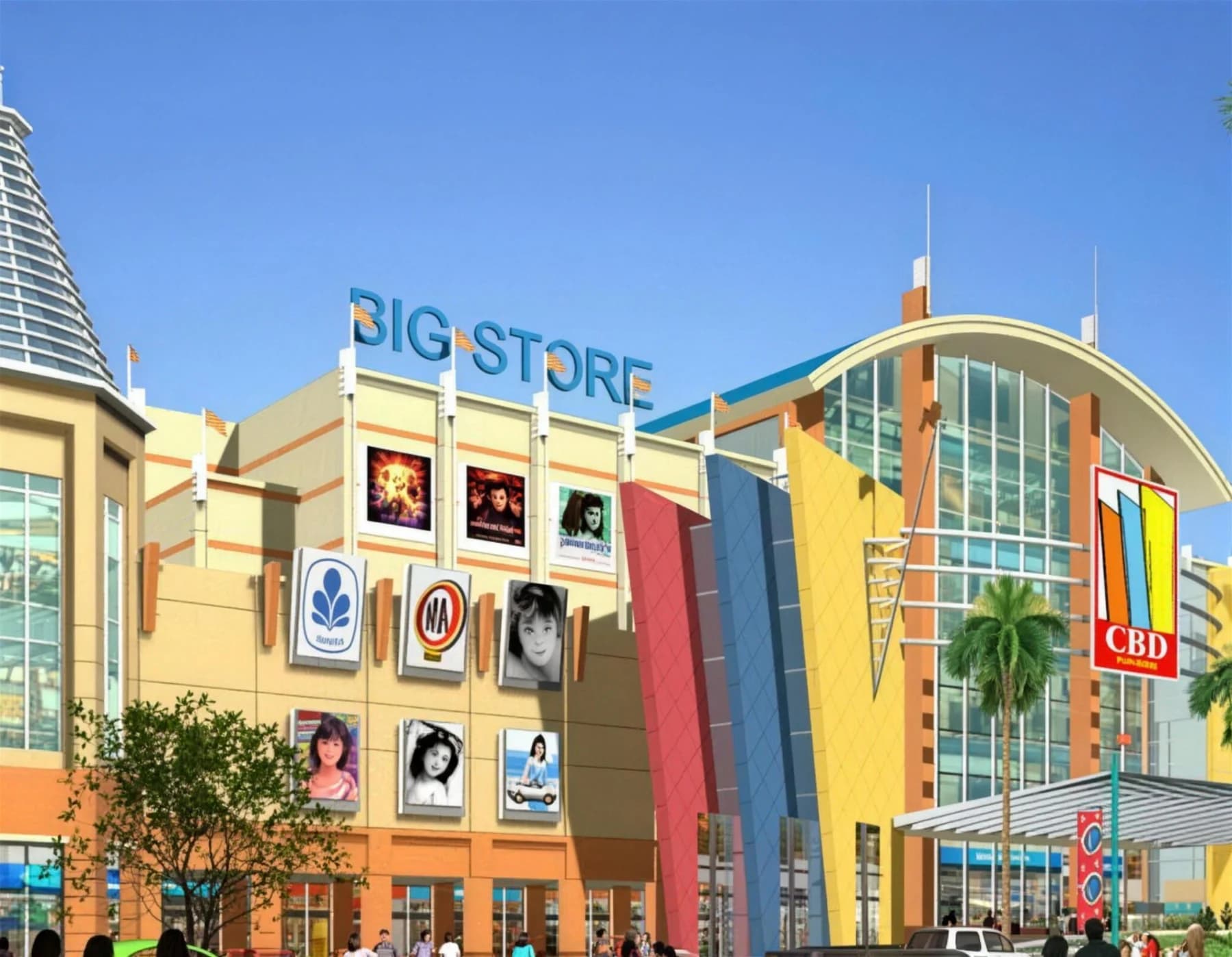 Visualisation of Mall CBD Ciledug in Tangerang