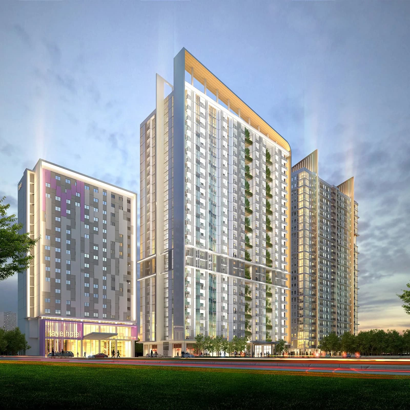 Tamansari Mahogany apartment tower in Karawang